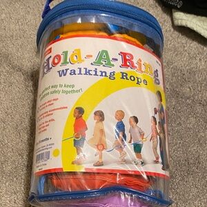Fisher-Price Hold-A-Ring Walking Rope in Blue, Yellow, Red, Orange, Purple